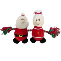 Happy Pets Mr & Mrs Claus Rope Duo