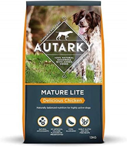 Autarky Mature Lite Gluten Free Dog Food - Delicious Chicken 12kg