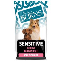 Burns Sensitive Dog Food - Duck & Brown Rice - 12kg