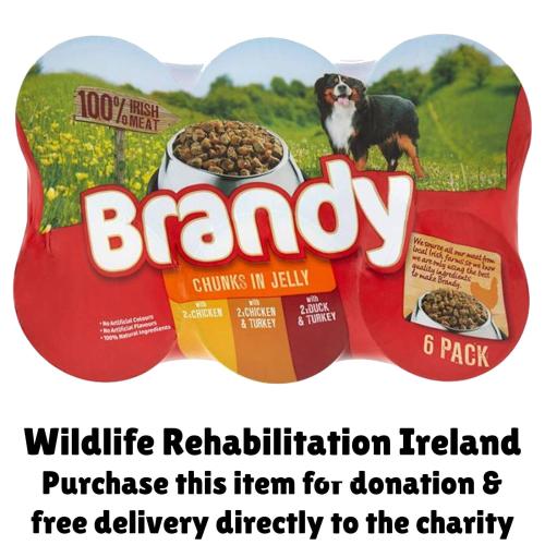 WILDLIFE REHABILITATION IRELAND DONATION - Brandy Chunks in Jelly