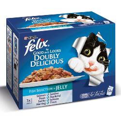 Felix As Good As It Looks Multipack Pouch Doubly Delicious Fish Variety Pack