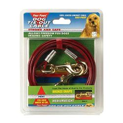 Four Paws Tie Out Cable Mediumweight 10 Foot