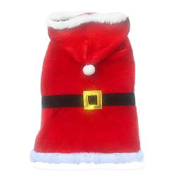 Dog Life Hooded Santa Coat For Dogs - XSmall