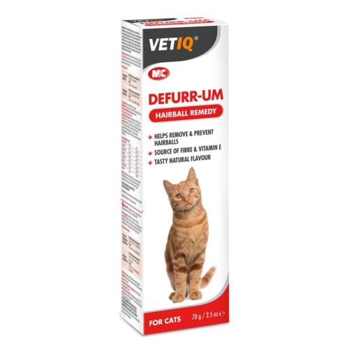 VetIQ Defurr-Um Cat Hairball Removal & Prevention Remedy - 70g
