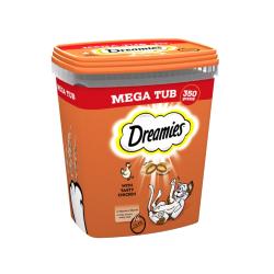 Dreamies Cat Treats With Chicken Mega Tub 350g