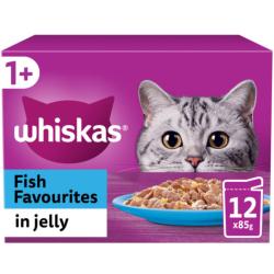 Whiskas Multipack Fish Selection In Jelly 12 X 85g