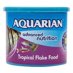 Aquarian Tropical & Temperate Fish Flake Food - 25g