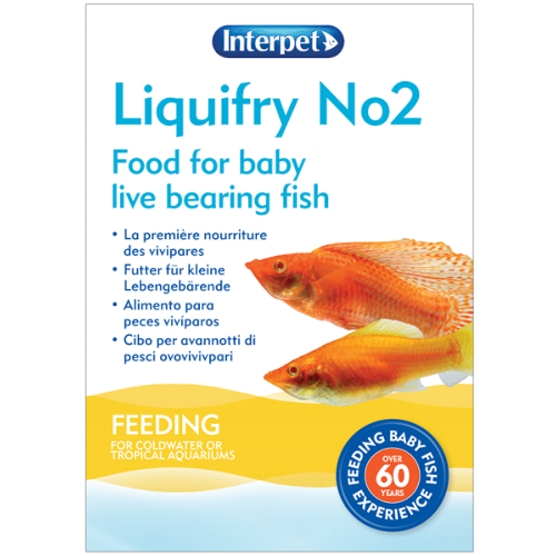 Interpet Liquifry No. 2 Food For Live Bearing Fish