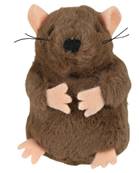 Trixie Plush Mole Cat Toy With Catnip & Sound 5cm