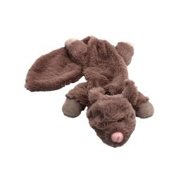 Happy Pet Unstuffed Chipmunk Character Soft Dog Toy