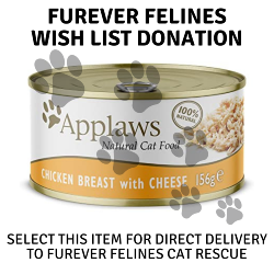 FUREVER FELINES DONATION - Applaws | Chicken & Cheese - 70g
