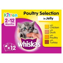 CLAWS Donation - Whiskas Kitten Poultry Selection in Jelly