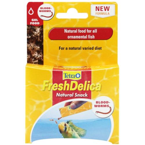 Tetrafresh Delica Natural Bloodworm Snack Pouches
