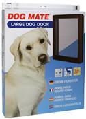 Dog Mates Dog Door- Large / Brown