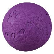 DOGS IN DISTRESS DONATION - Trixie Toy Ball, Natural Rubber 6cm