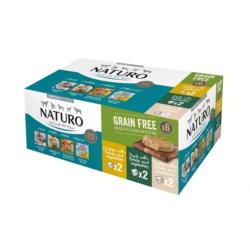 STREET PAWS DONATION - Naturo Grain Free Wet Dog Food Variety Pack - 6 X 400g